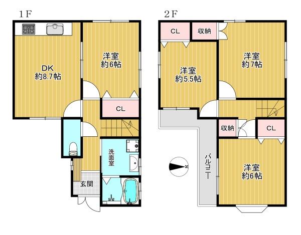 八尾市清水町１丁目の中古一戸建て