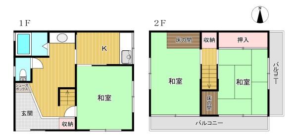 大阪市平野区瓜破東４丁目の中古一戸建て