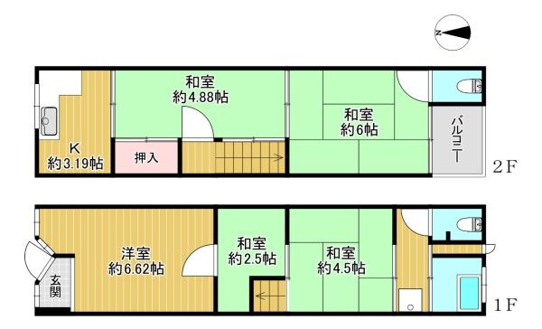 大阪市生野区中川４丁目の中古一戸建て