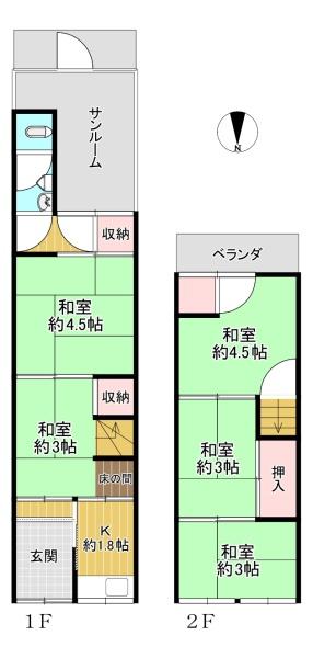 生野区田島4丁目　中古テラスハウス