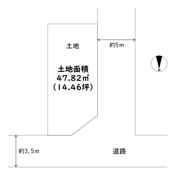 堺市堺区賑町1丁目　土地