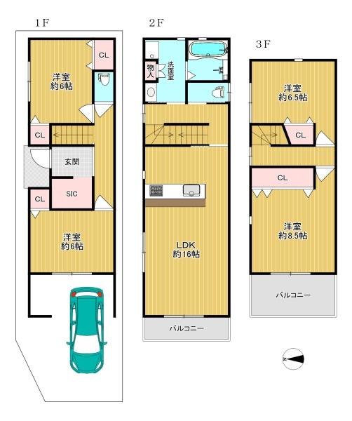生野区勝山南4丁目　新築戸建