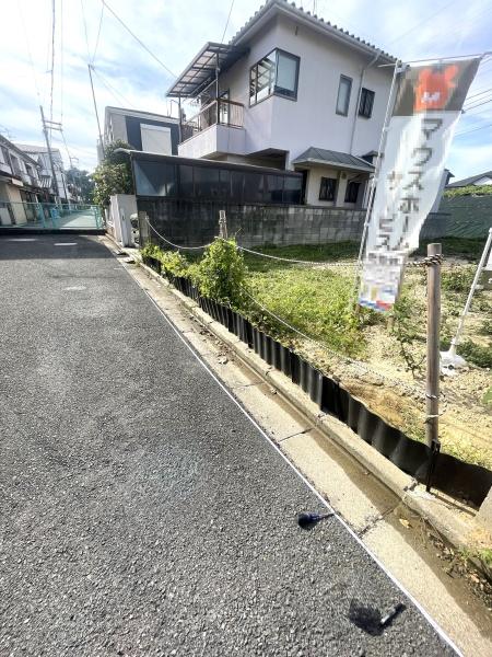 羽曳野市南古市1丁目の土地(前面道路含む現地写真)