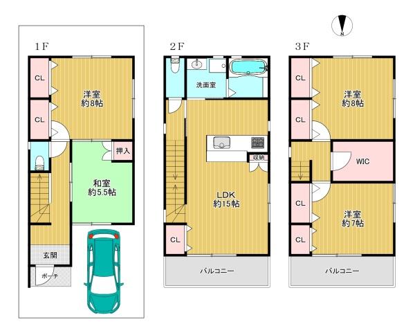 平野区平野本町5丁目　中古戸建
