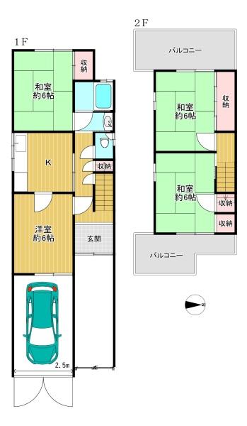 松原市天美北３丁目の中古一戸建て