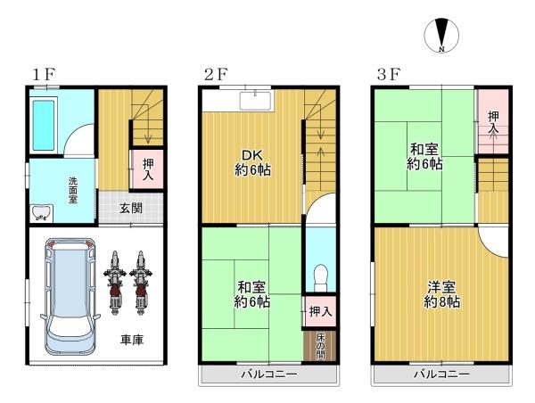 生野区桃谷3丁目　中古戸建