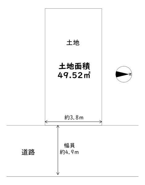 大阪市生野区桃谷4丁目　土地