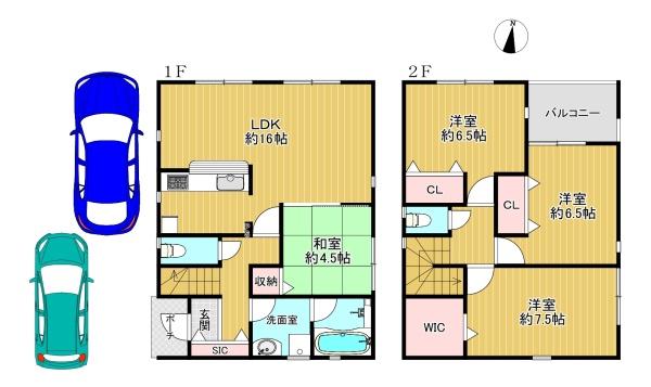 生野区田島3丁目　２号棟　新築戸建