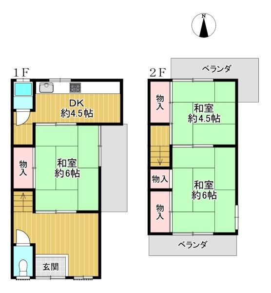 東大阪市山手町　中古テラスハウス