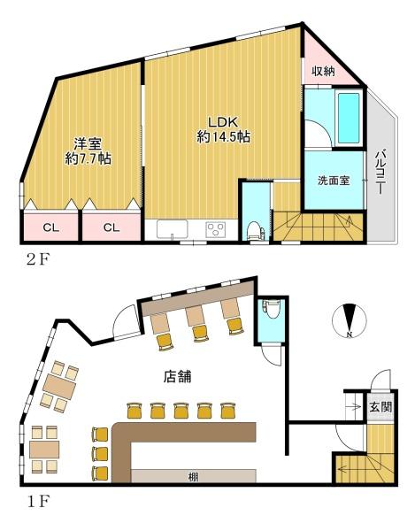 平野区加美北8丁目　店舗付き戸建