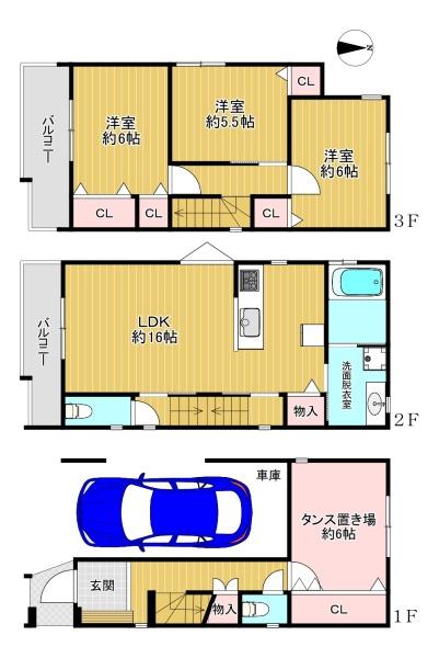 平野区瓜破西1丁目　新築戸建