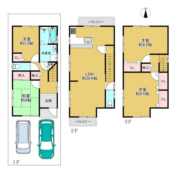 東住吉区矢田2丁目　中古戸建
