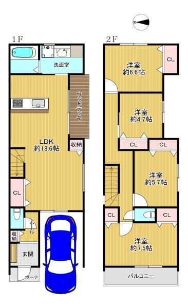 平野区背戸口1丁目　新築戸建