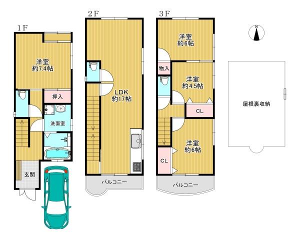 東住吉区杭全1丁目　中古戸建