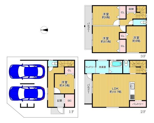 平野区西脇1丁目　新築戸建