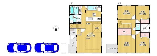 平野区瓜破西2丁目　新築戸建　２号棟