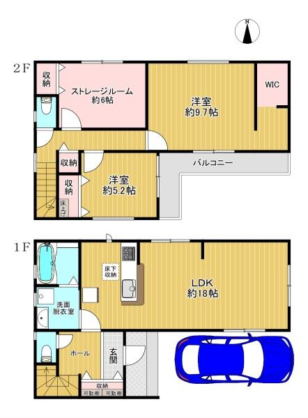 東住吉区住道矢田4丁目　新築戸建　２号棟