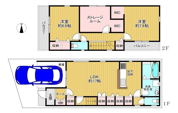 平野区平野市町3丁目　新築４号棟