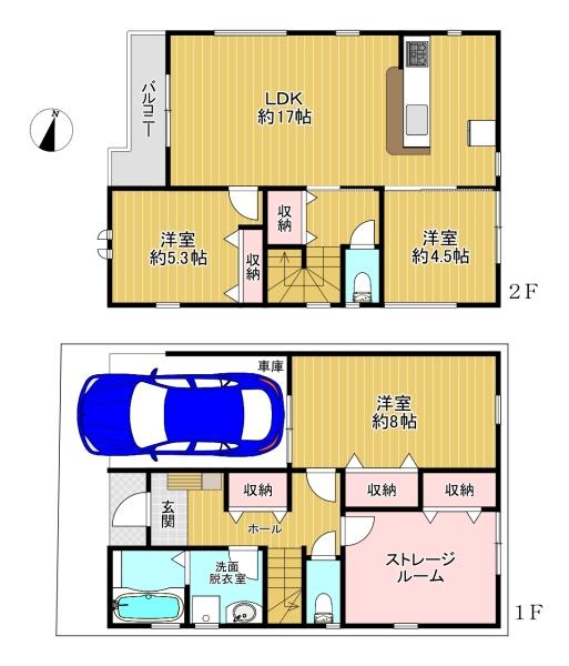 平野区平野市町3丁目　新築６号棟