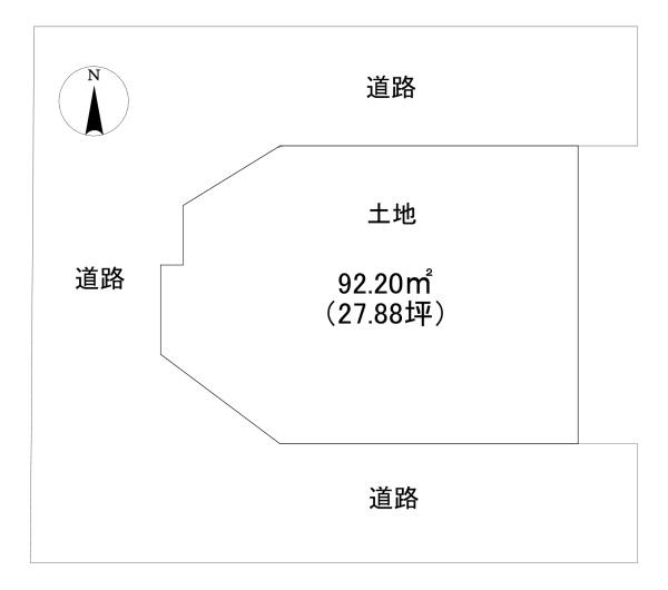 大阪市生野区勝山北5丁目　土地
