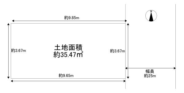 東住吉区杭全4丁目　土地