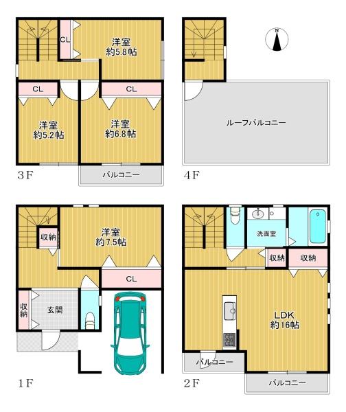 平野区喜連3丁目　新築戸建