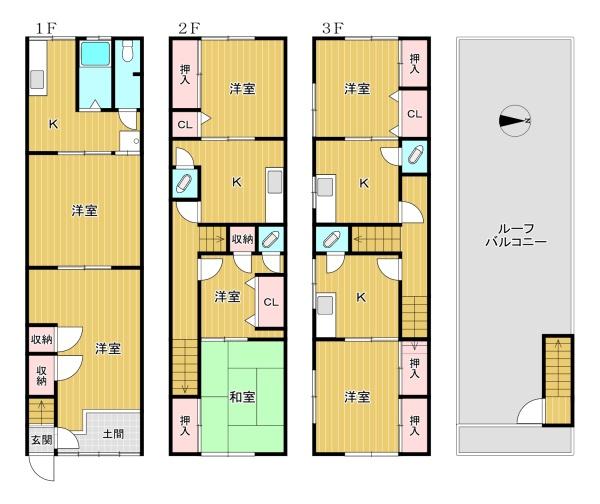 大阪市生野区中川西２丁目の中古一戸建て