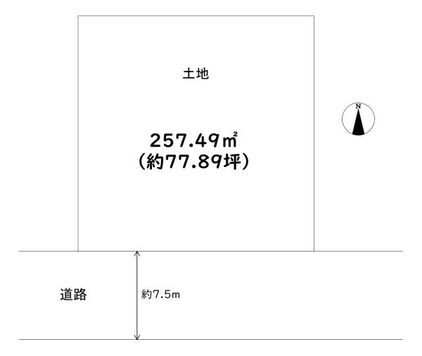 平野区流町4丁目　土地