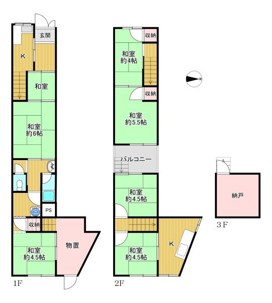 生野区中川6丁目　中古テラスハウス
