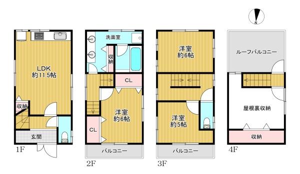 東住吉区田辺1丁目　中古戸建