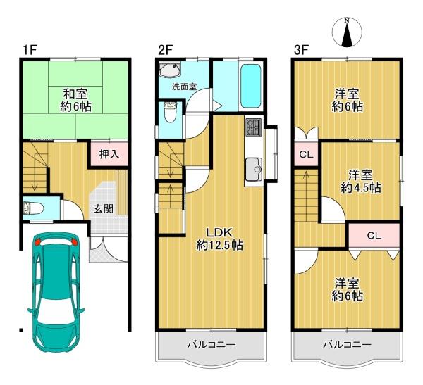 平野区長吉長原西3丁目　中古戸建