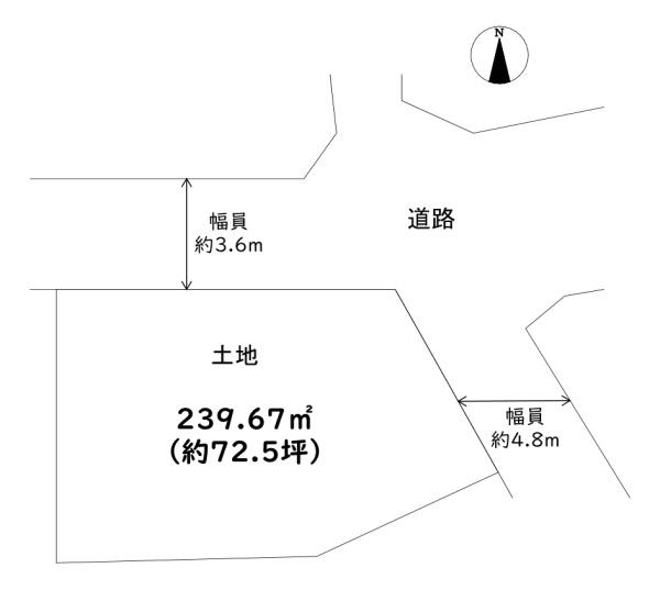 大阪市生野区中川６丁目の土地
