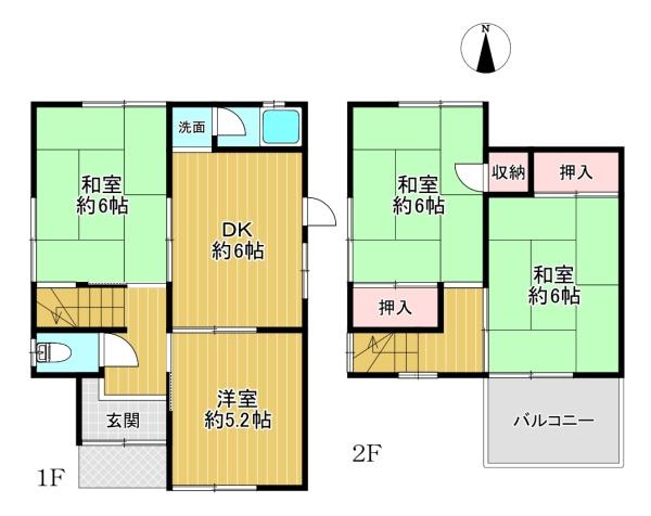 大阪市平野区長吉六反４丁目の中古一戸建て