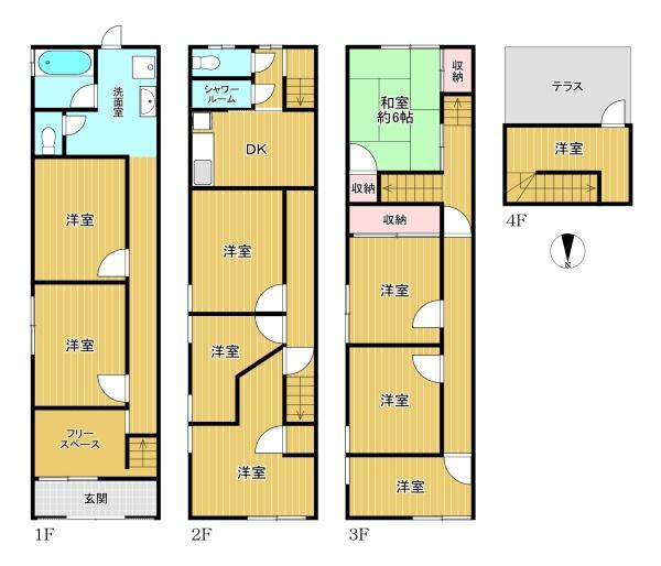 大阪市生野区巽北１丁目の中古一戸建て