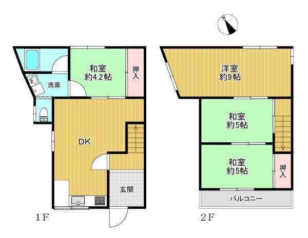 東成区中道3丁目　中古テラスハウス