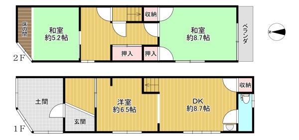 東住吉区東田辺2丁目　中古戸建