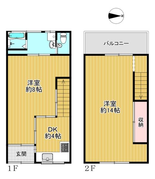 生野区勝山南1丁目　中古テラスハウス