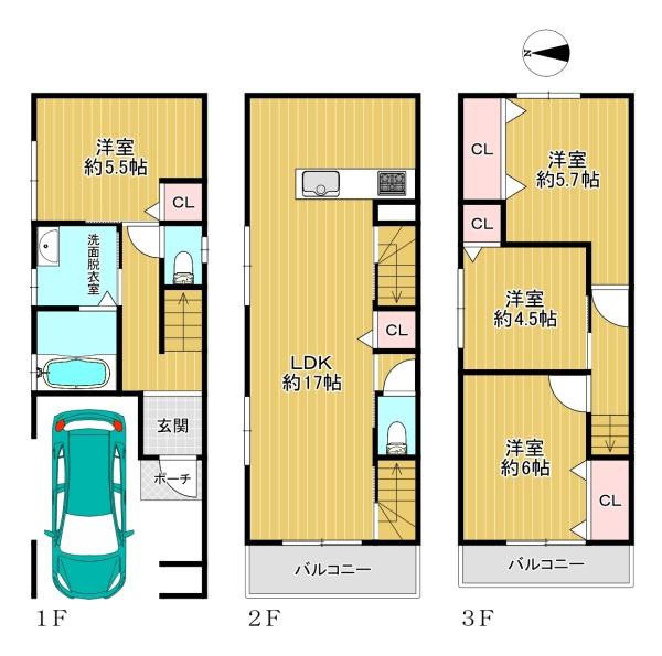 東成区大今里南2丁目　中古戸建