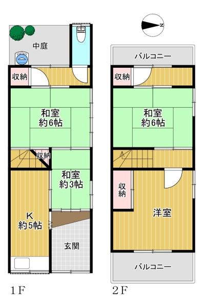 八尾市宮町1丁目　中古テラスハウス