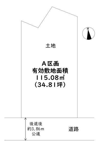 平野区平野上町2丁目　土地
