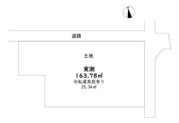 大阪市生野区中川西１丁目の土地