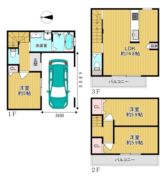 生野区新今里7丁目　中古戸建