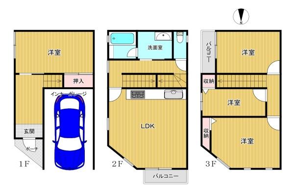 東住吉区今川4丁目　中古戸建