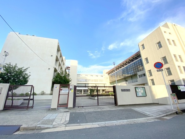 大阪市平野区平野東１丁目の土地(大阪市立平野北中学校)