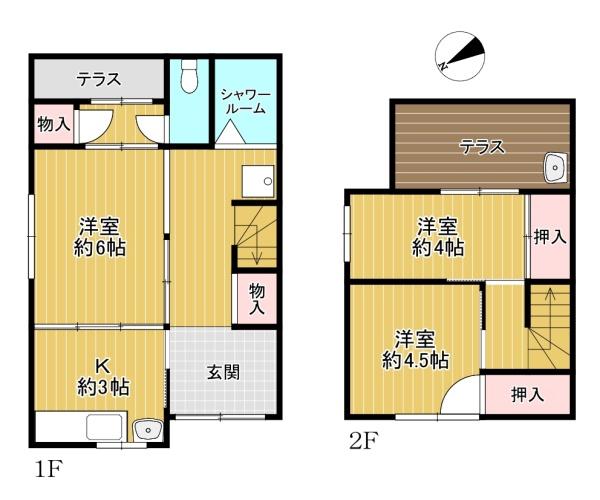 生野区林寺2丁目　中古テラスハウス