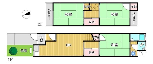 高石市綾園6丁目　中古テラスハウス