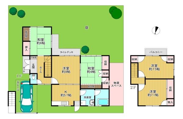 南河内郡河南町大宝3丁目　中古戸建
