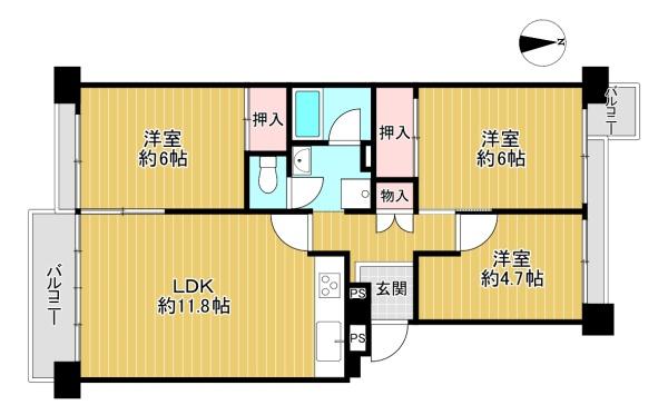 北緑丘第3住宅　15号棟