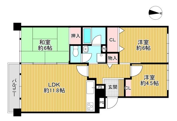 北緑丘第四住宅　16号棟