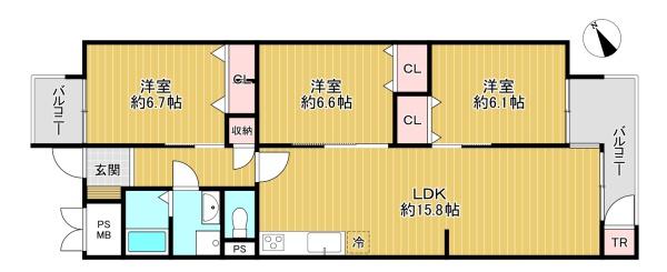 豊中豊松園ハイツＦ棟